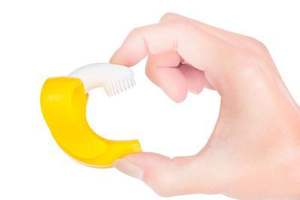 Cepillo de dientes suave de plátano, juguetes de mordida de Gel de sílice para bebé, cepillo de dientes Molar de silicona infantil con juguete de mordida de Gel - Product Image 3