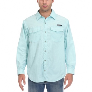 Camisa de Pesca de Manga Larga de Alta Calidad, Secado Rápido, Protección UV, Impermeable y Transpirable, de Poliéster y Nailon, Tallas Grandes Disponibles - Product Image 4