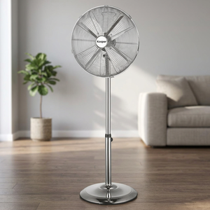 Ventilatore a piantana elettrico Kooper 50W argento, 4 pale, 45 cm (18 pollici), altezza regolabile, controllo meccanico, spina USA, certificato CB - Product Image 2