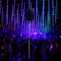 Tube LED motorisé cinétique RGB DMX512 MADRIX pour spectacle de scène de concert