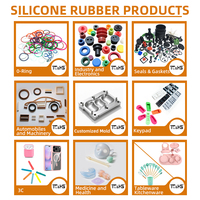 Joints toriques en caoutchouc de silicone industriel personnalisés, résistants à la chaleur, conformes à la norme RoHS, marque HS, modèle EE-916-C1, pour machines et automobiles