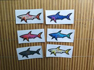 2025 Blnieece Trendy Paul and Shark Sticker Mobiel Bagage Tablet Koelkast 3D Waterdichte Decoraties Paul Et Shark Stickers - Product Image 5