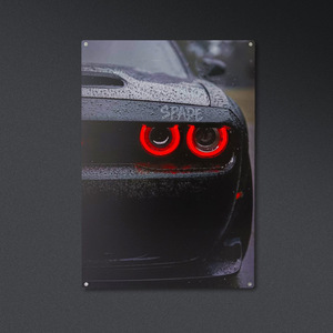 Modern Wall Art Home Decor Luxury Sports Car Racing with <b>Led</b> Lights Tempered Glass Painting and Acrylic Painting 40x60cm - Product Image 4