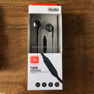 <span class=keywords><strong>Écouteurs</strong></span> intra-auriculaires <span class=keywords><strong>filaires</strong></span> TUNE 205 avec micro, jack 3,5 mm, basses profondes, en métal, avec étui de rangement, compatibles téléphones portables, MP4 et tablettes - Product Image 2