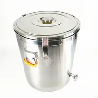 Double Wall Thermal Insulation Pot and Bucket Stock Pot