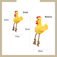Haute Qualité Personnalisable Écologique Chien Jouets Ferme Série Épouvantail Sonnerie Papier Pas De Farce Chien Mordre Corde En Peluche Animaux De Compagnie