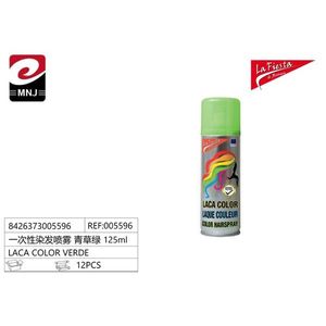 Spray de Color de Cabello Verde Claro de Un Solo Uso LACA CAPILAR COLOR VERDE para Cumpleaños y Fiestas con Característica Desechable - Product Image 2