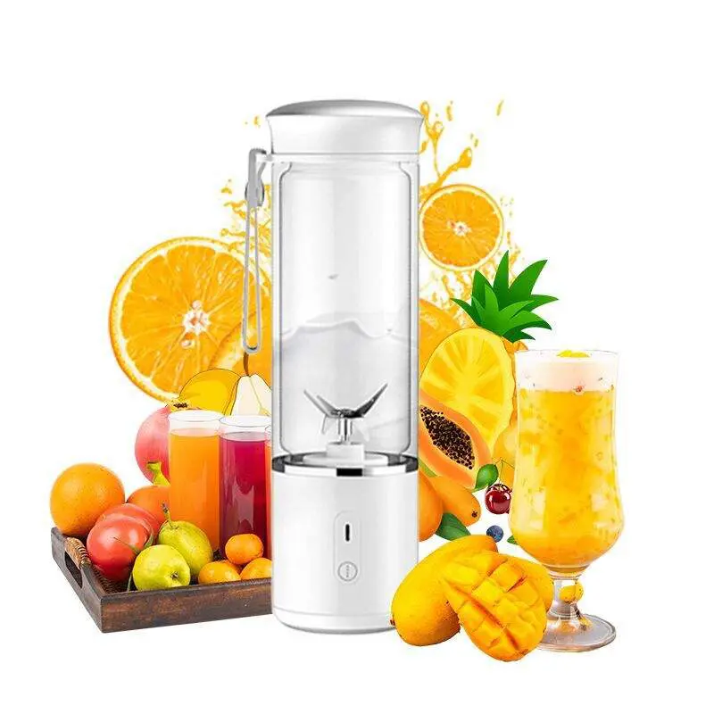 J63 biểu tượng tùy chỉnh nước trái cây tươi Máy xay cầm tay và mini trái cây Smoothie Milkshake Mixer Máy ép trái cây