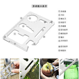 Kit de supervivencia al aire libre con botiquín de primeros auxilios, multiherramienta, brújula, linterna y suministros de emergencia para senderismo y camping - Product Image 3