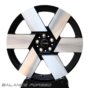 ล้อฟอร์จ EV รุ่น Future Style แบบ <span class=keywords><strong>2</strong></span> สี หน้าเจียรเงา ขอบ 5x112 สำหรับรถยนต์ไฟฟ้า ซีดาน SUV Ford Mach-E Chevy Bolt Polestar <span class=keywords><strong>2</strong></span> - Product Image 3