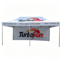 Tentes de marché personnalisées de luxe, imperméables, ignifuges, résistantes aux UV/au vent, pour salons professionnels/expositions, tissu Oxford 600D, aluminium