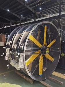 พัดลม HVLS ขนาดใหญ่ 2 เมตร ประหยัดพลังงาน สำหรับใช้งานกลางแจ้ง ระบายอากาศ 110V พัดลมขนาดใหญ่ ป้องกันน้ำและฝุ่น IP55 เงียบ 39 เดซิเบล 300 - Product Image 5