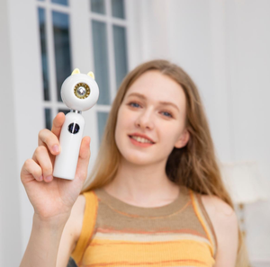 Ventilatore Portatile Ricaricabile Carino ad Alta Velocità Turbo, Mini Ventilatore Personale Tascabile - Product Image 5