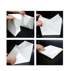 ฉากหลังขนาดเล็กแบบพกพาถ่ายภาพกล่องสตูดิโอถ่ายภาพกล่องไฟถ่ายภาพ24เซนติเมตร - Product Image 4