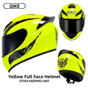 Casque de moto Qike ABS unisexe, design intégral. Certifié 3C. Sécurité hivernale et conduite toutes saisons. Protection personnalisée - Product Image 6