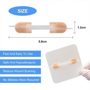 Dispositif de fermeture de plaies stérile jetable médical adhésif 1,2 cm x 5,8 cm, bande de fermeture de plaies, dispositif de fermeture de plaies - Product Image 2