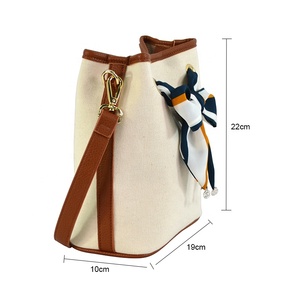 Bolso de mano de algodón personalizado, grande e imprimible, con logotipo de lona en blanco personalizado, bonito bolso de compras, bolso de mano colorido para viajes de la vida diaria - Product Image 6