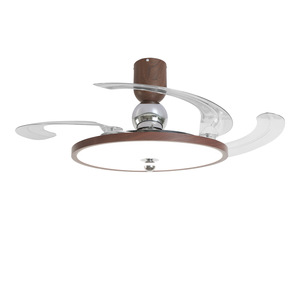 Ventilateur de plafond LED invisible avec éclairage intégré pour chambre à coucher, salle à manger, 220V, Zhongshan - Product Image 1