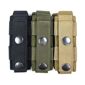 Tactical Nylon Laser Cut 3-Slot 6x Single <b>Magazine</b> Pouch Durable MOLLE Mag Carrier for Outdoor Hunting & Tactical Gear - Product Image 5