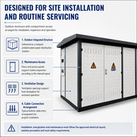 Subestación Exterior Compacta YB-12 de 315 kVA para Distribución de Energía en Comunidades Residenciales