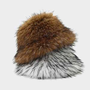 Sombrero de Pescador de Felpa de Alta Gama para Mujer, Otoño Invierno, a Prueba de Frío, Grueso y Cálido - Product Image 2