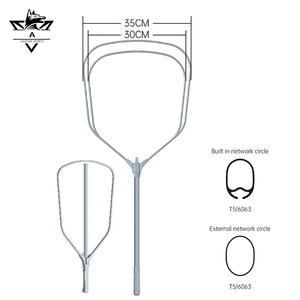 2026New Design professionnel flottant pliable pêche épuisette Tube en aluminium coulissant filets de pêche à la mouche <span class=keywords><strong>pour</strong></span> rivière - Product Image 4