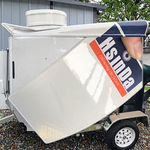 <span class=keywords><strong>Peinture</strong></span> durable résistante superbe de revêtement de poudre de <span class=keywords><strong>polyester</strong></span> brillant blanc de RAL 9016 pour le camion de nourriture mobile - Product Image 1