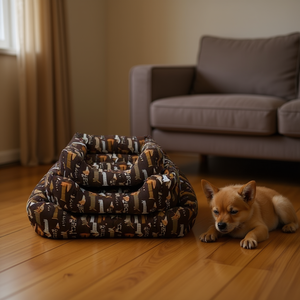 Set Letto per Animali Domestici in Tre Pezzi Imbottito in Cotone Modello YM1295 - Product Image 3