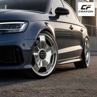 Jantes de voiture pour passagers CF 130 mm PCD 10 mm ET 20 pouces forgées, adaptées à Audi A3 S3 RS3, monobloc aérodynamique, ODM