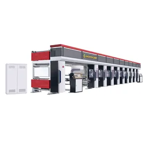 6-color External Seven-motor Printing Speed 220 Automatic Gravure Printing Machine For Label And Plastic Film Printing