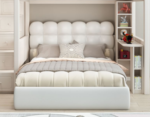 Camera dei bambini multifunzionale <span class=keywords><strong>letto</strong></span> <span class=keywords><strong>a</strong></span> castello sfalsato con letti <span class=keywords><strong>a</strong></span> castello superiore e inferiore - Product Image 5