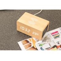 Hot Selling Hoge Kwaliteit Hotel Telefoon Draadloos Opladen Led Speaker Wekker