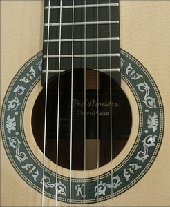 Custom 37-Inch High-End Classic Acoustic Guitar Spruce Body Mahogany Koa 19 Century Style Handmade Ebony Nylon Strings Wholesale - Product Image 4