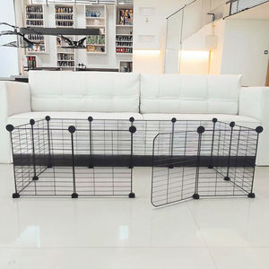 Jaula de conejo de malla de hierro soldada modular multicapa, resistente a la masticación, duradera, ecológica, transpirable, resistente al agua, fácil montaje, sólido moderno - Product Image 4