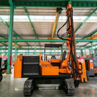 Foreuse sur chenilles pour pieutage solaire, produit phare de Tezhong Machinery, best-seller mondial, pour un pieutage et un forage efficaces