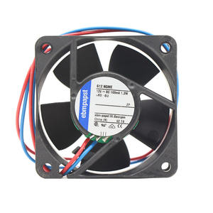 For 612NGME 60x60x25mm 12VDC 1.2W 100mA 35m3/h 4100 RPM Ball Bearing Axial Cooling <b>Fan</b> Electric OEM - Product Image 1