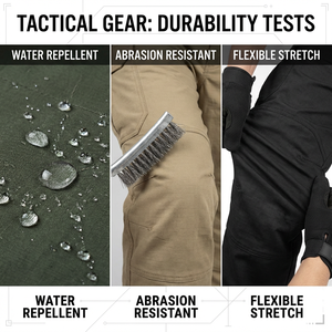<span class=keywords><strong>Pantaloni</strong></span> Cargo Tattici da Uomo Durevoli, Gamba Dritta, Polsini Regolabili in Velcro, Impermeabili, Asciugatura Rapida, Funzionali, Techwear - Product Image 2