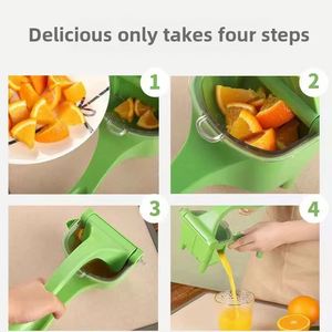 Presse-agrumes manuel multifonctionnel pour fruits et légumes, style moderne, en plastique, pour citron et orange - Product Image 4