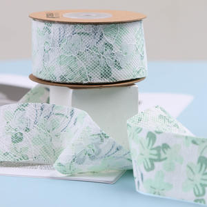 Ruban de dentelle florale 10yards/pièces, accessoires de cheveux, nœud pour chaussures, chapeau de paille de fleur, gâteau pâtisserie, boîte-cadeau, ruban de <span class=keywords><strong>fleuriste</strong></span> - Product Image 3