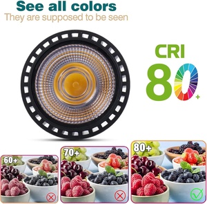 Đen Trắng PAR 30 dẫn ánh sáng Lũ lụt E27 E26 Dimmable PAR30 dẫn bóng đèn 2700K 3000K 4000K 5000K - Product Image 5