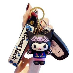 Porte-clés lumineux en silicone motif dessin animé Keroppi Kero Kero, pendentif mignon et exquis pour sac à dos et breloque pour clés de voiture pour femme - Product Image 5