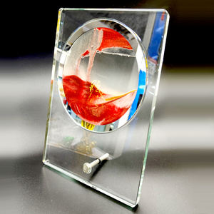 Tendance Crystal Sand Medal Shiny Glass Award pour les <span class=keywords><strong>concours</strong></span> créatifs L'innovation honore les réalisations artistiques - Product Image 3