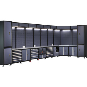 Hộp dụng cụ thép đa năng, chắc chắn, 12 ngăn, chống thấm nước, chống gỉ, có thể tùy chỉnh, dùng cho nhà, xưởng, gara, tủ dụng cụ - Product Image 1