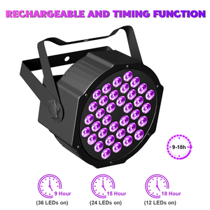 Bouffant U'King — lampe LED UV sans fil à piles rechargeables, éclairage de scène - Product Image 2