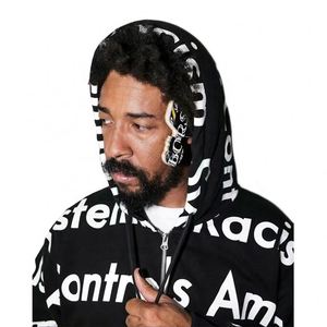 Sudadera con cremallera personalizada para hombre, ropa de calle, Sudadera con capucha de diseñador, ropa con capucha estampada - Product Image 2