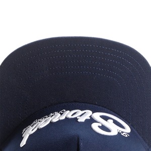 หมวกแก๊ปสีน้ำเงินกรมท่า 6 แผง แบบ Snapback ลายใบไม้ ปักลายแบบ Applique สำหรับทุกเพศ สไตล์สตรีท ปรับขนาดได้ ระบายอากาศได้ดี กันน้ำ ผ้าฝ้าย 100% - Product Image 5
