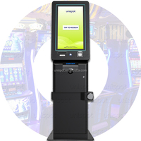 UNISPOT - Quiosco de Canje con Pantalla Táctil Capacitiva de 23.8 Pulgadas, Cámara de 5MP, Canje de Boletos de Juego, Pago en Efectivo y en Línea