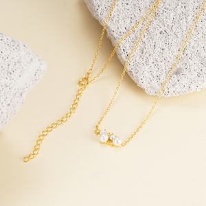 Collar con Colgante de Estrella de Plata de Ley 925 Chapado en Oro de 18K CANNER Gold Star para Mujer - Product Image 4