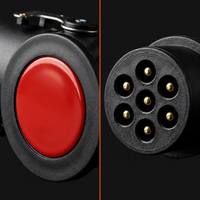 Câble de remorque européen 7 broches pour le remorquage de véhicules, connecteur standard ISO 1724 avec broches en cuivre antirouille pour camping-car et camion