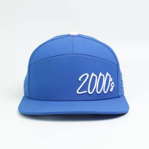 Cappellino Personalizzato con Logo Ricamato in 3D, Chiusura a Scatto, Fori Tagliati al Laser, 7 Pannelli, Bordo Piatto, Asciugatura Rapida - Product Image 2